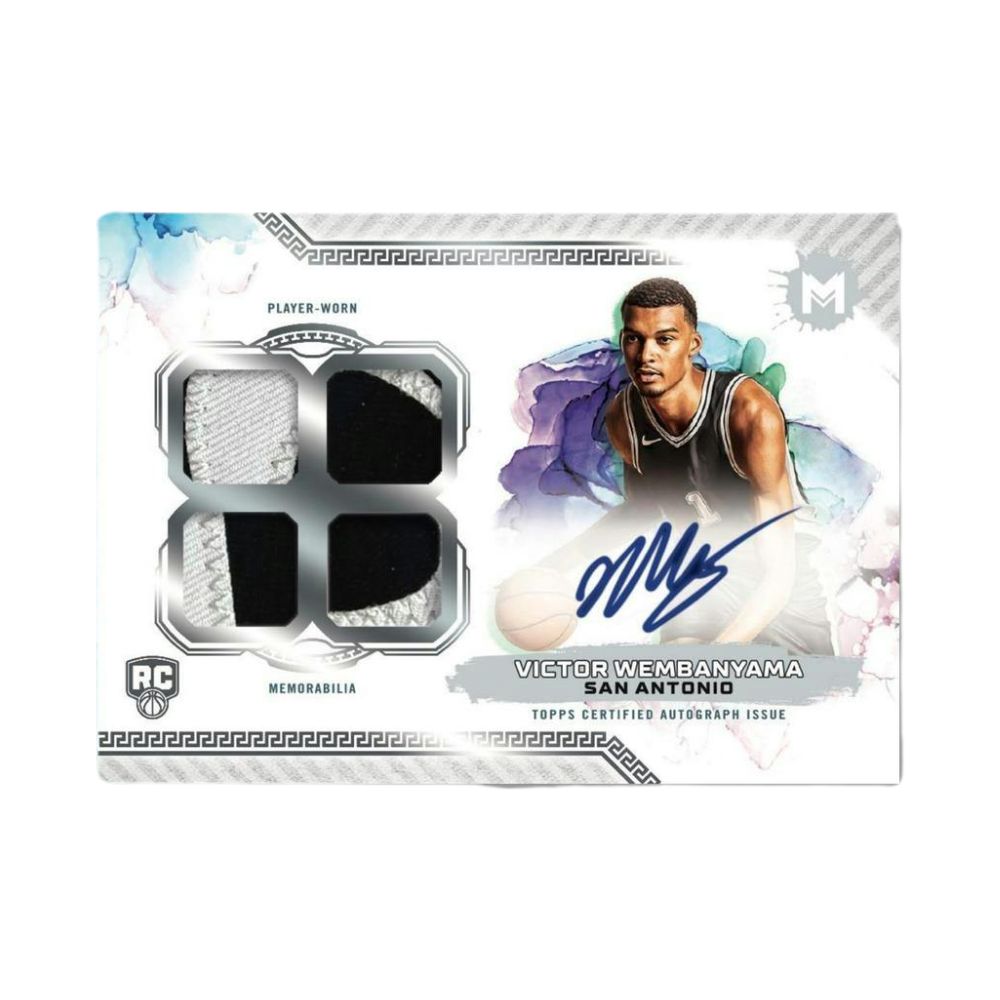 2023-24 Topps Motif Basketball Cards - Victor Wembanyama