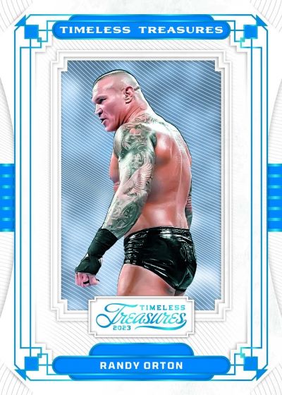 2022 PANINI CHRONICLES 2024 WWE RANDY ORTON FLUX GREEN PRIZM PARALLEL #23/25 1 POP