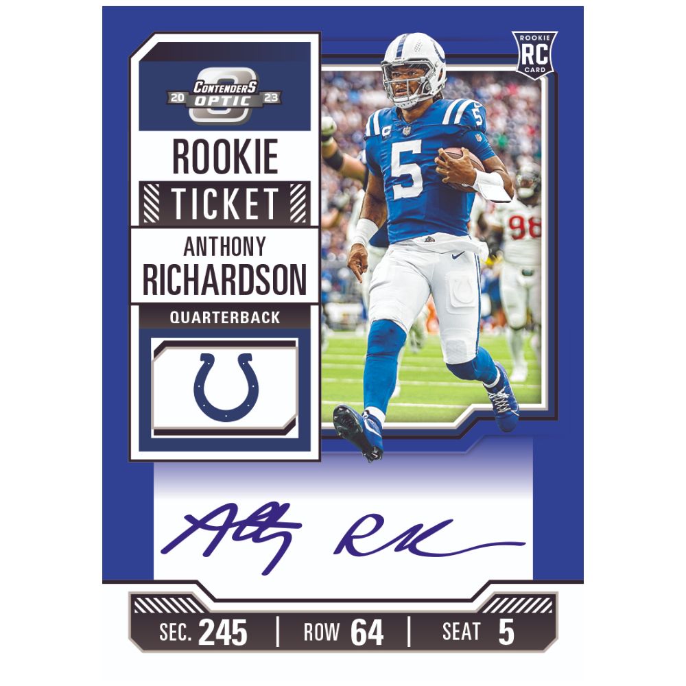 2023 Panini Contenders Optic Football Cards - Anthony Richardson