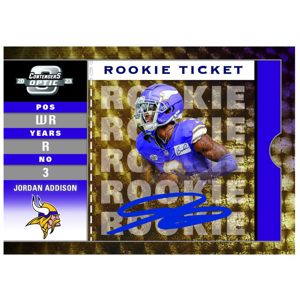 2023 Panini Contenders Optic Football Cards - Jordan Addison