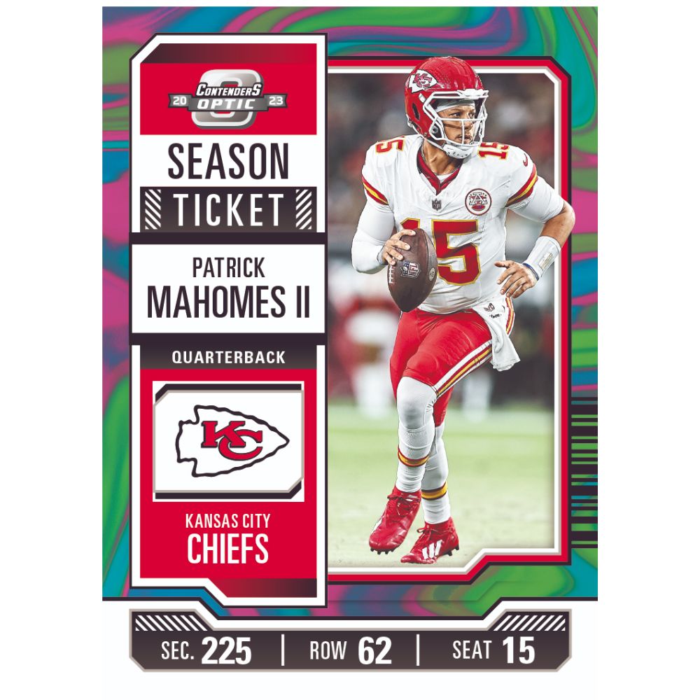 2023 Panini Contenders Optic Football Cards - Patrick Mahomes