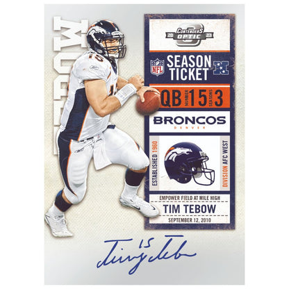 2023 Panini Contenders Optic Football Cards - Tim Tebow