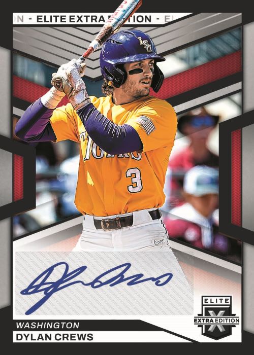 2023 Panini Elite Extra Edition Baseball Cards-Dylan Crews Auto