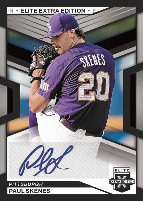 2023 Panini Elite Extra Edition Baseball Cards-Paul Skenes Auto