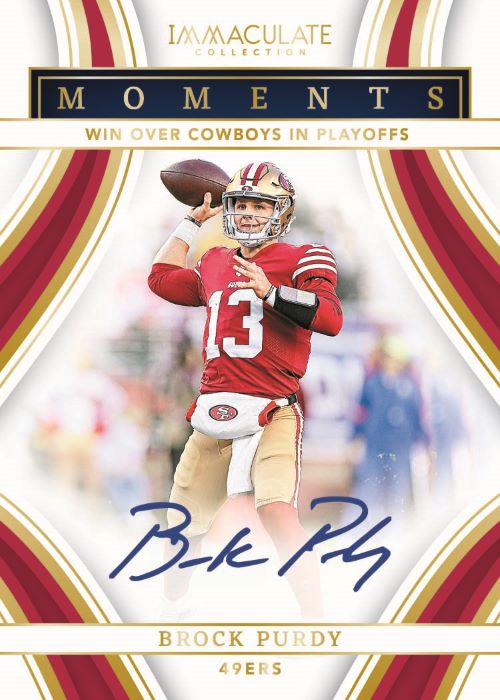 2023 Panini Immaculate Football Cards-Brock Purdy Moments