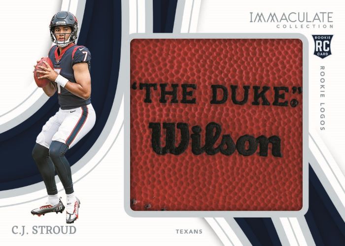 2023 Panini Immaculate Football Cards-CJ Stroud Rookie Logos