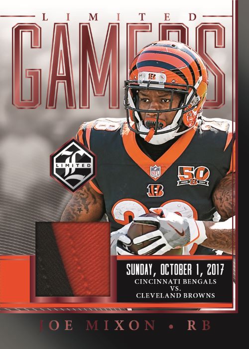 2023 Panini Limited Football Cards-Joe Mixon_Limited Games