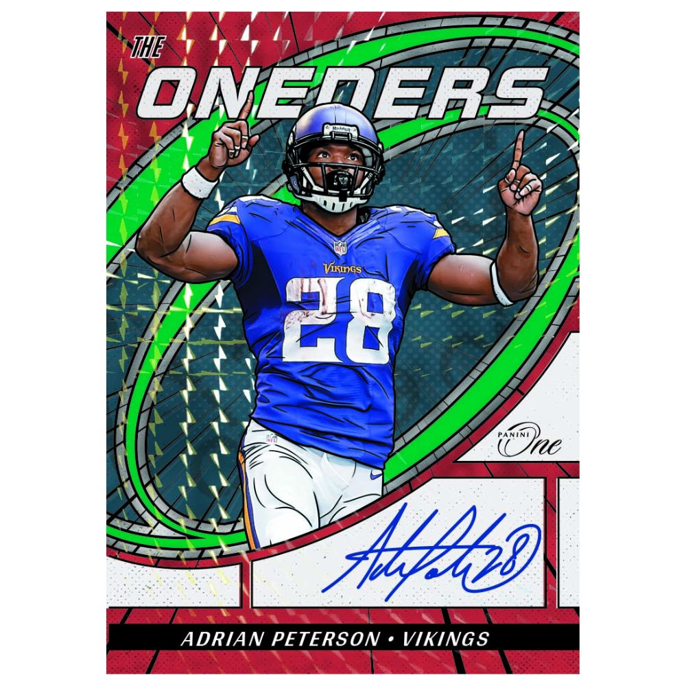 2023 Panini One Football Cards - Adrian Peterson