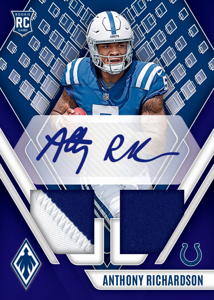 2023 Panini Phoenix Football Cards-Anthony Richardson Auto