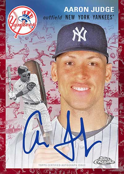 2023 Topps Chrome Platinum Anniversary Baseball Cards - Aaron Judge