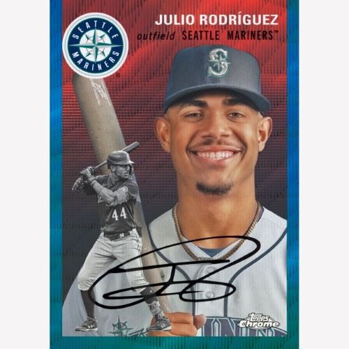 2023 Topps Chrome Platinum Anniversary Baseball Cards - Julio Rodriguez