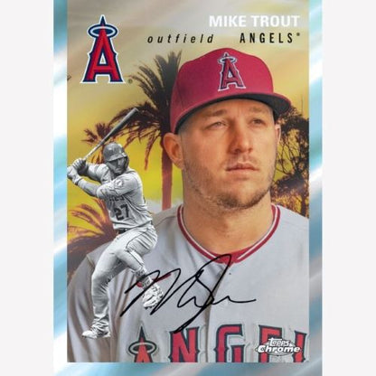 2023 Topps Chrome Platinum Anniversary Baseball Cards - Mike Trout