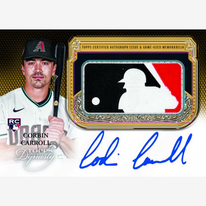 2023 Topps Dynasty Baseball Cards-Corbin Carroll Auto MLB Logo