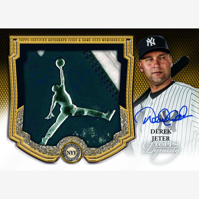 2023 Topps Dynasty Baseball Cards-Derek Jeter Auto Batting Glove