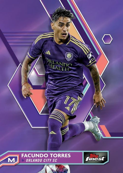 2023 Topps Finest MLS Soccer Hobby Box - Trading Card Market