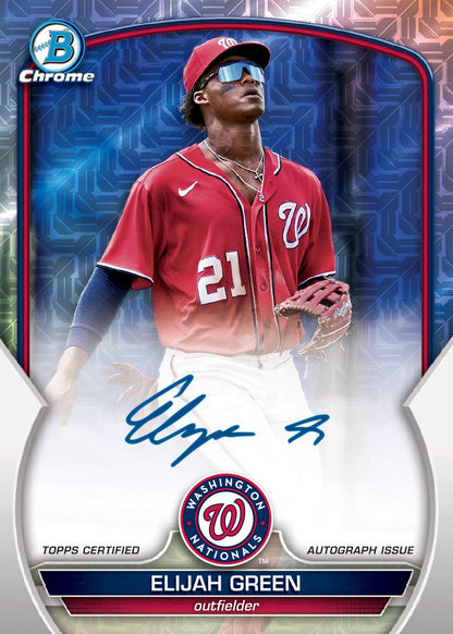 2023 Bowman Chrome Baseball Mega Box-Elijah Green