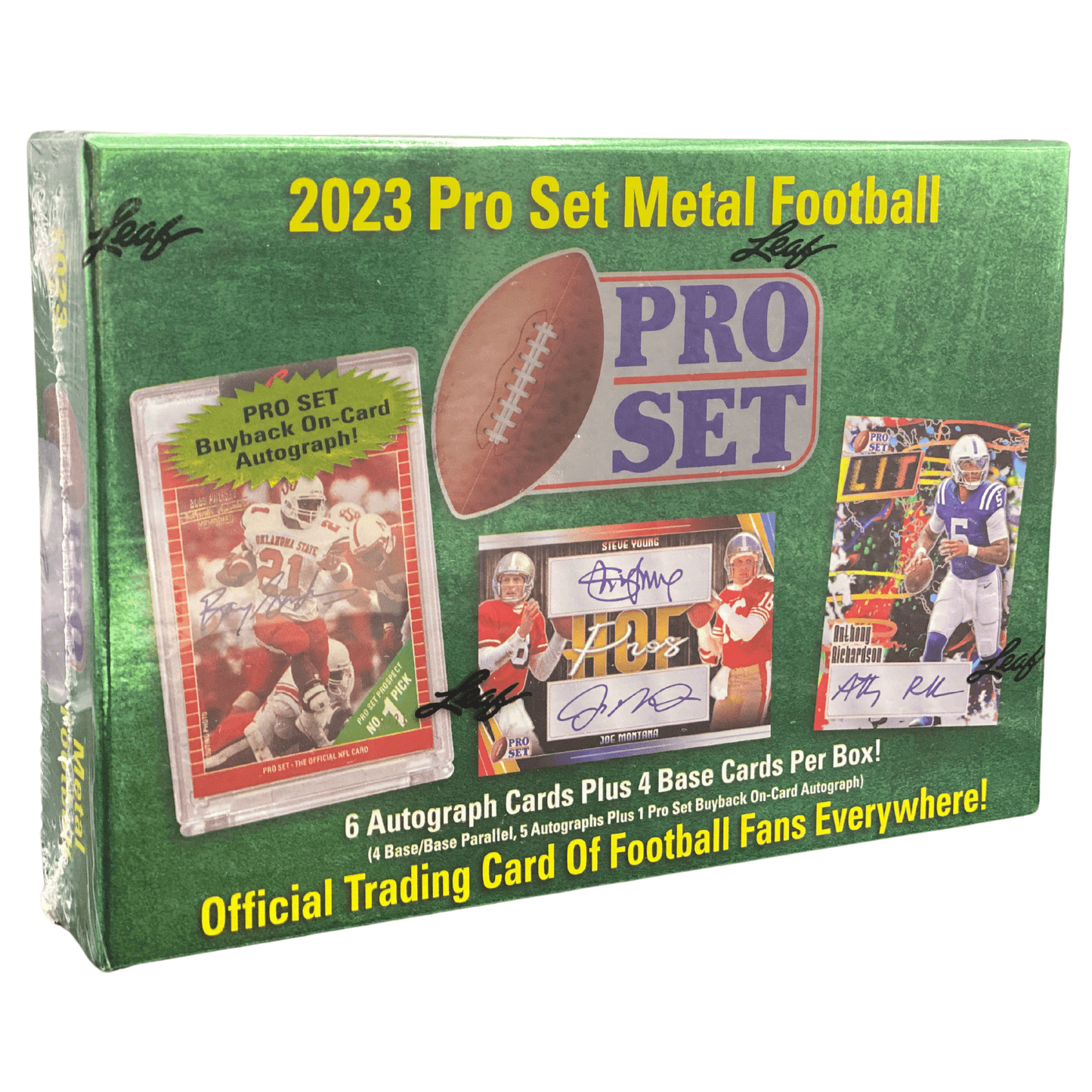 2023 Leaf Pro Set Metal Football Hobby Box - Trading Card Market
