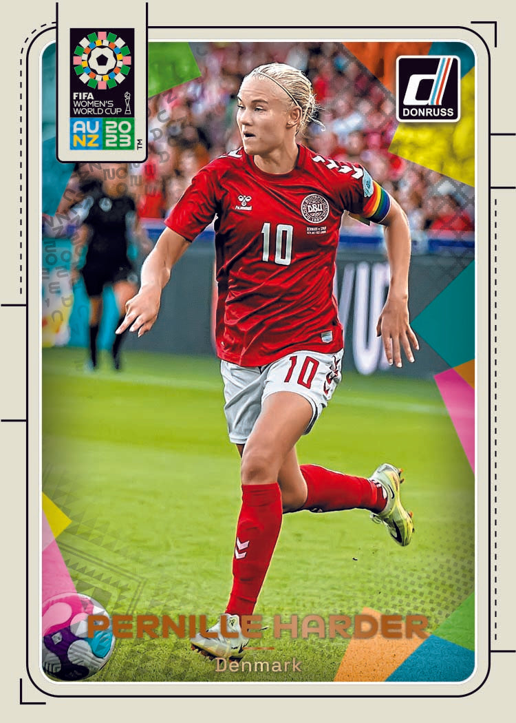 2023 Panini Donruss FIFA Women's World Cup Soccer Hobby Blaster Box-Pernille Harder