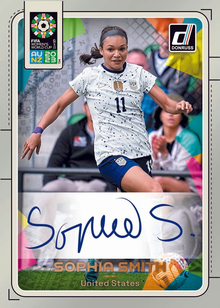 2023 Panini Donruss FIFA Women's World Cup Soccer Hobby Blaster Box-Sophia Smith