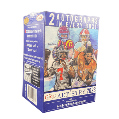 2023 Sage Artistry Football Blaster Box