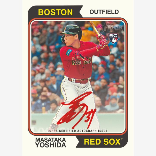 2023 Topps Heritage High Number Baseball-Masataka Yoshida
