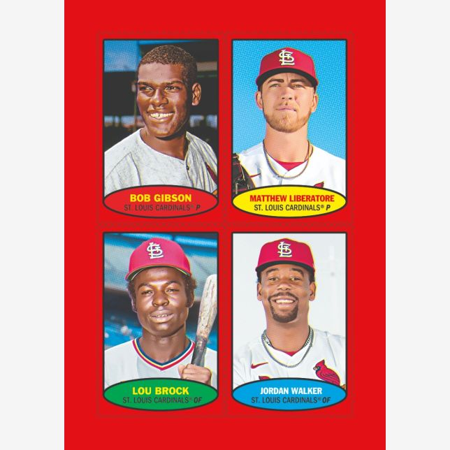 2023 Topps Heritage High Number Baseball-1974 Baseball Stamps