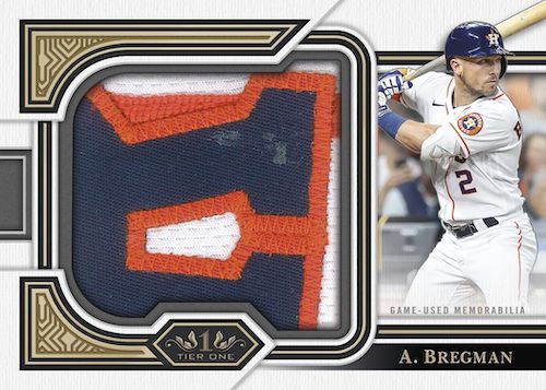 2023 Topps Tier One Baseball Hobby Box-A. Bregman