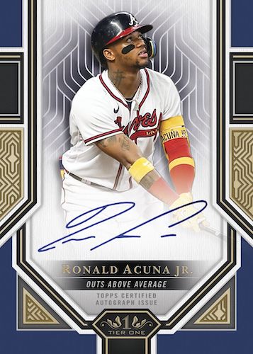 2023 Topps Tier One Baseball Hobby Box-Ronald Acuna Jr