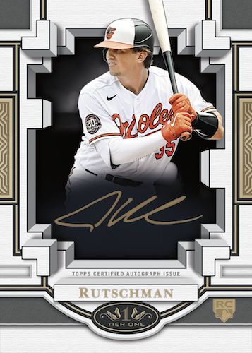 2023 Topps Tier One Baseball Hobby Box-Rutschman