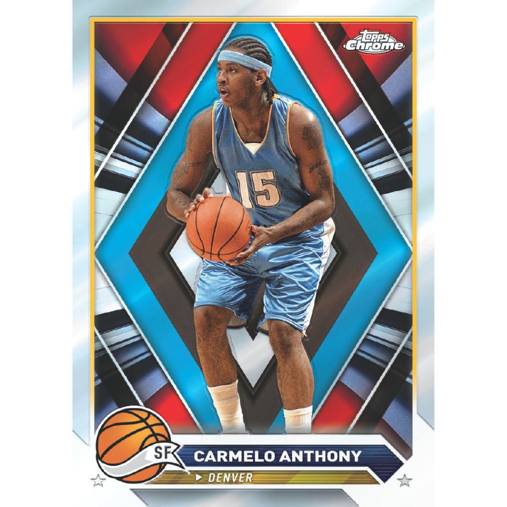 2023/24 Topps Chrome Basketball Cards - Carmelo Anthony