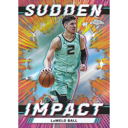 2023/24 Topps Chrome Basketball Cards - LaMelo Ball
