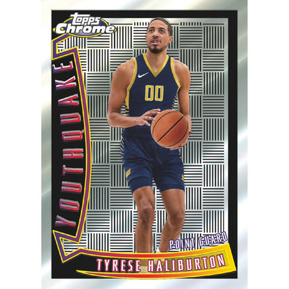 2023/24 Topps Chrome Basketball Cards - Tyrese Haliburton