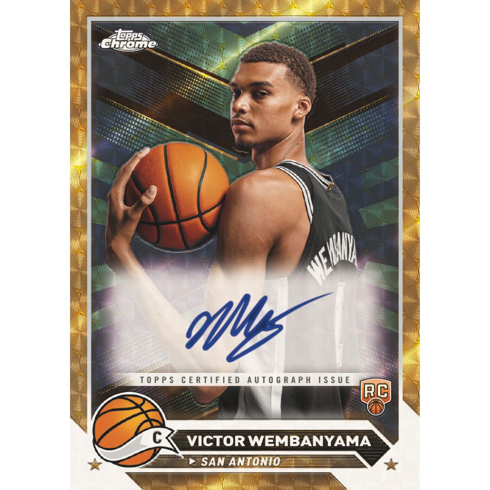 2023/24 Topps Chrome Basketball Cards - Victor Wembanyama