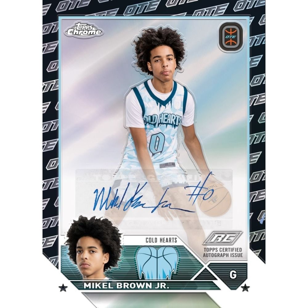 2023/24 Topps Chrome Overtime Elite Basketball Hobby Box - Trading Card Market