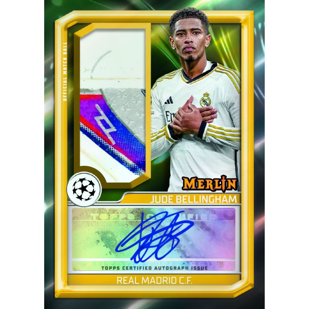 2023/24 Topps Chrome Merlin UEFA Club Competitions Soccer Cards - Jude Bellingham