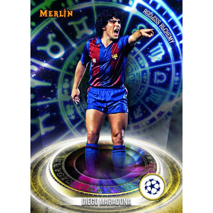 2023/24 Topps Chrome Merlin UEFA Club Competitions Soccer Cards - Diego Maradona