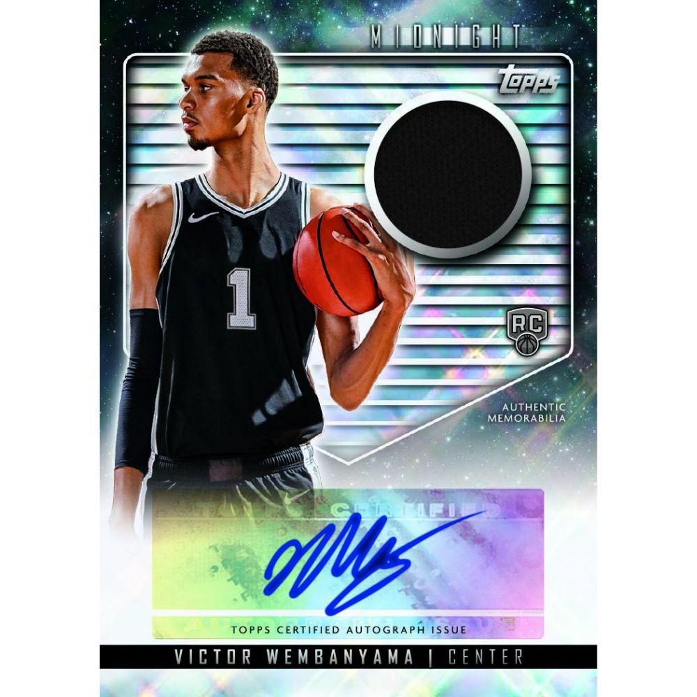 2023/24 Topps Midnight Basketball Cards - Victor Wembanyama