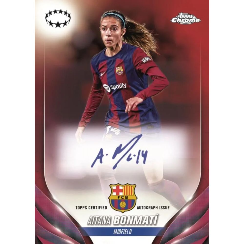 2023/24 Topps Chrome UEFA Women's Champions League Soccer Hobby Box - Trading Card Market