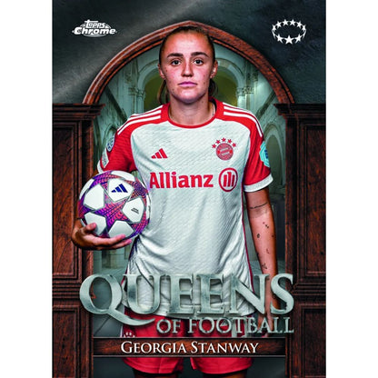 2023/24 Topps Chrome UEFA Women's Champions League Soccer Hobby Box - Trading Card Market