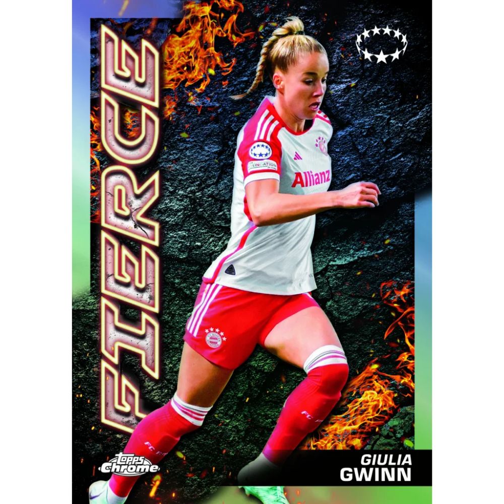 2023/24 Topps Chrome UEFA Women's Champions League Soccer Hobby Box - Trading Card Market