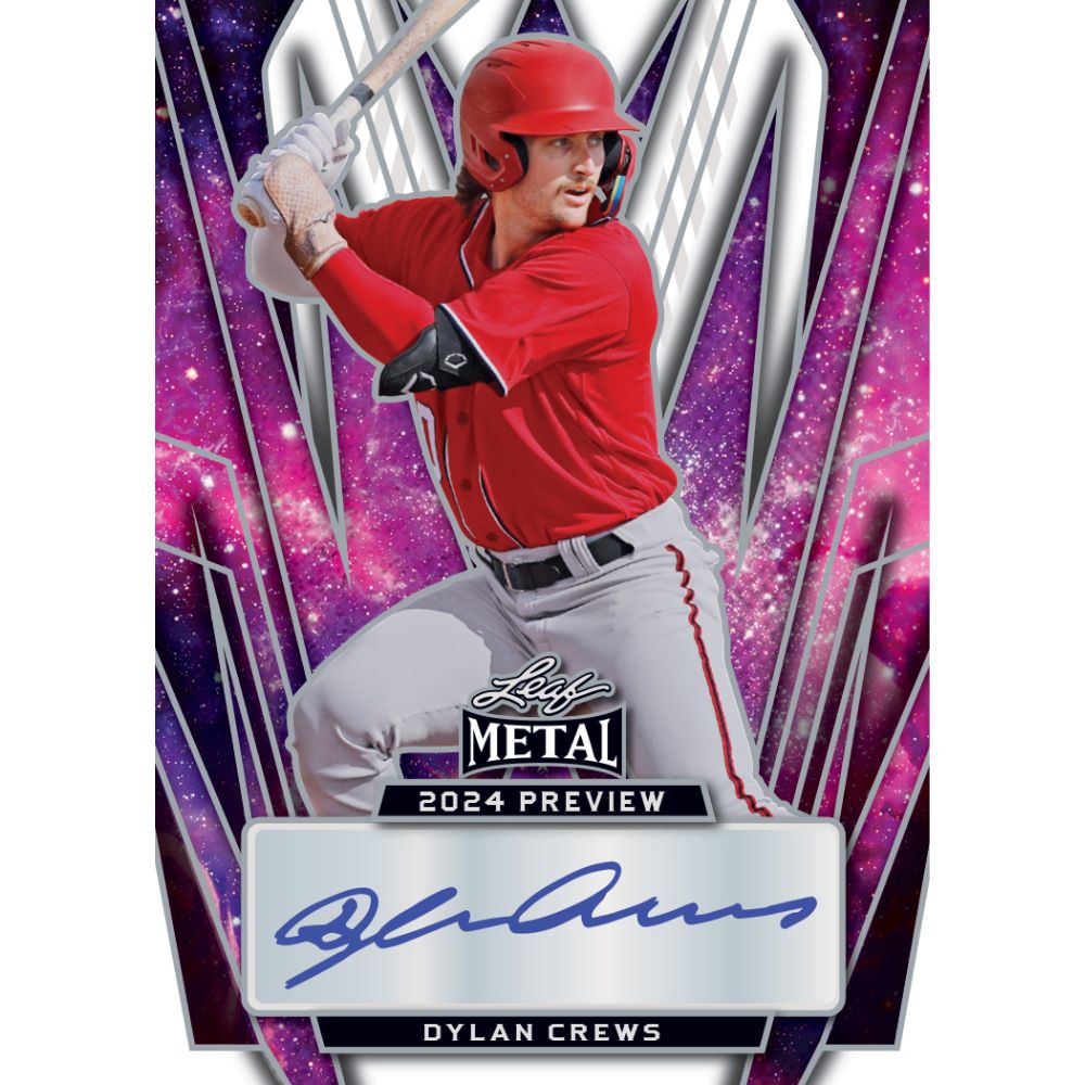 2023 Leaf Trinity Baseball Cards-Metal Preview-Dylan Crews