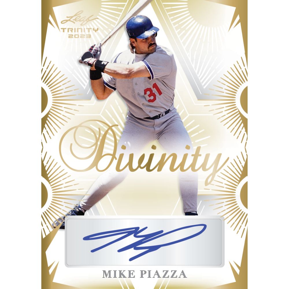 2023 Leaf Trinity Baseball Cards-Mike Piazza