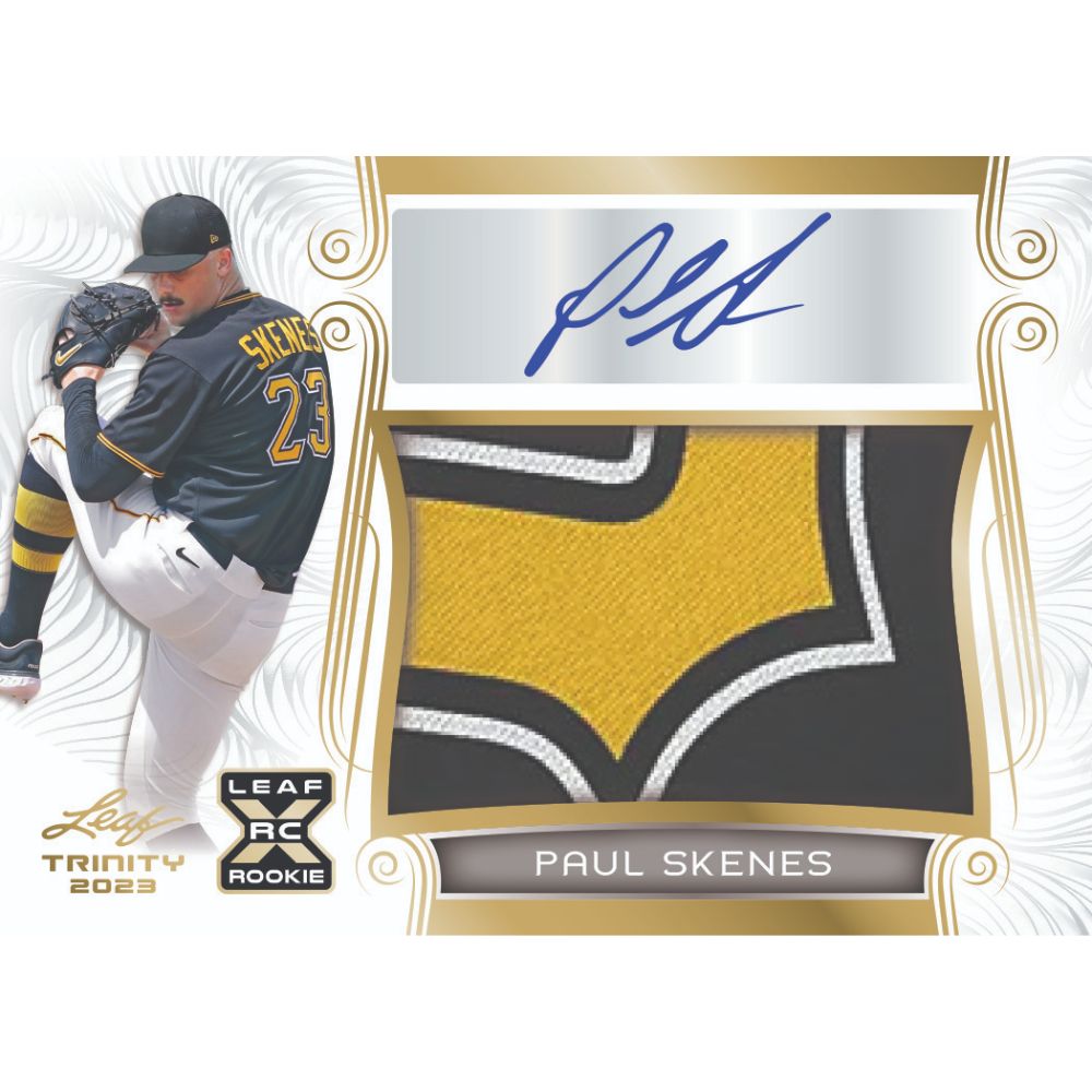 2023 Leaf Trinity Baseball Cards-Paul Skenes Auto