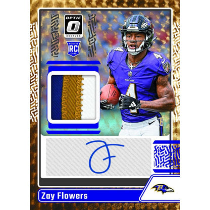2023 Panini Donruss Optic Football Cards - Zay Flowers