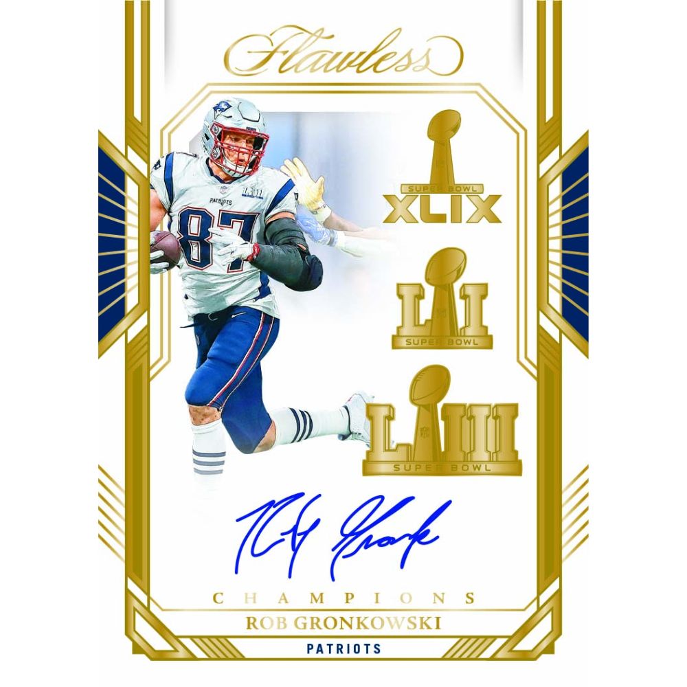 2023 Panini Flawless Football Cards - Rob Gronkowski
