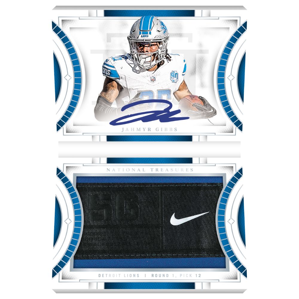 2023 Panini National Treasures Football Cards - Jahmyr Gibbs
