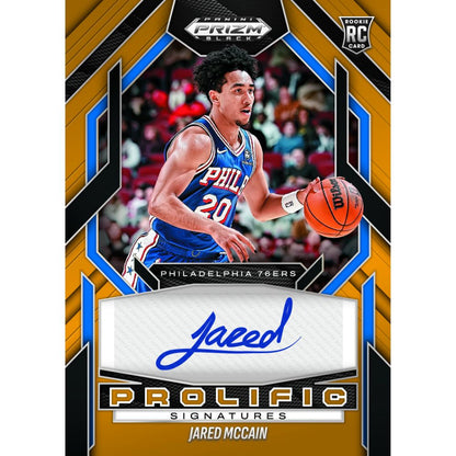 2024/25 Panini Prizm Black Basketball  Cards - Jared McCain