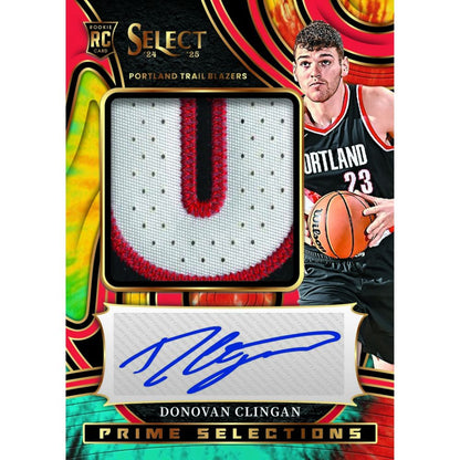 2024/25 Panini Select Basketball Cards - Donovan Clingan