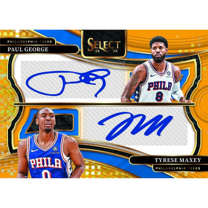 2024/25 Panini Select Basketball Cards - Paul George_Tyrese Maxey
