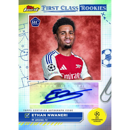 2024-25 Topps Finest Soccer Cards - Ethan Nwaneri
